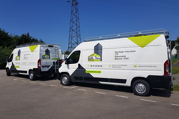 Grâce à sa flotte de véhicules B&K Therm se déplace chez les particuliers et professionnels du Finistère Grâce à sa flotte de véhicules B&K Therm se déplace chez les particuliers et professionnels du Finistère